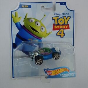 Hot Wheels Toy Story 4 Alien Character Car - Blue and Green